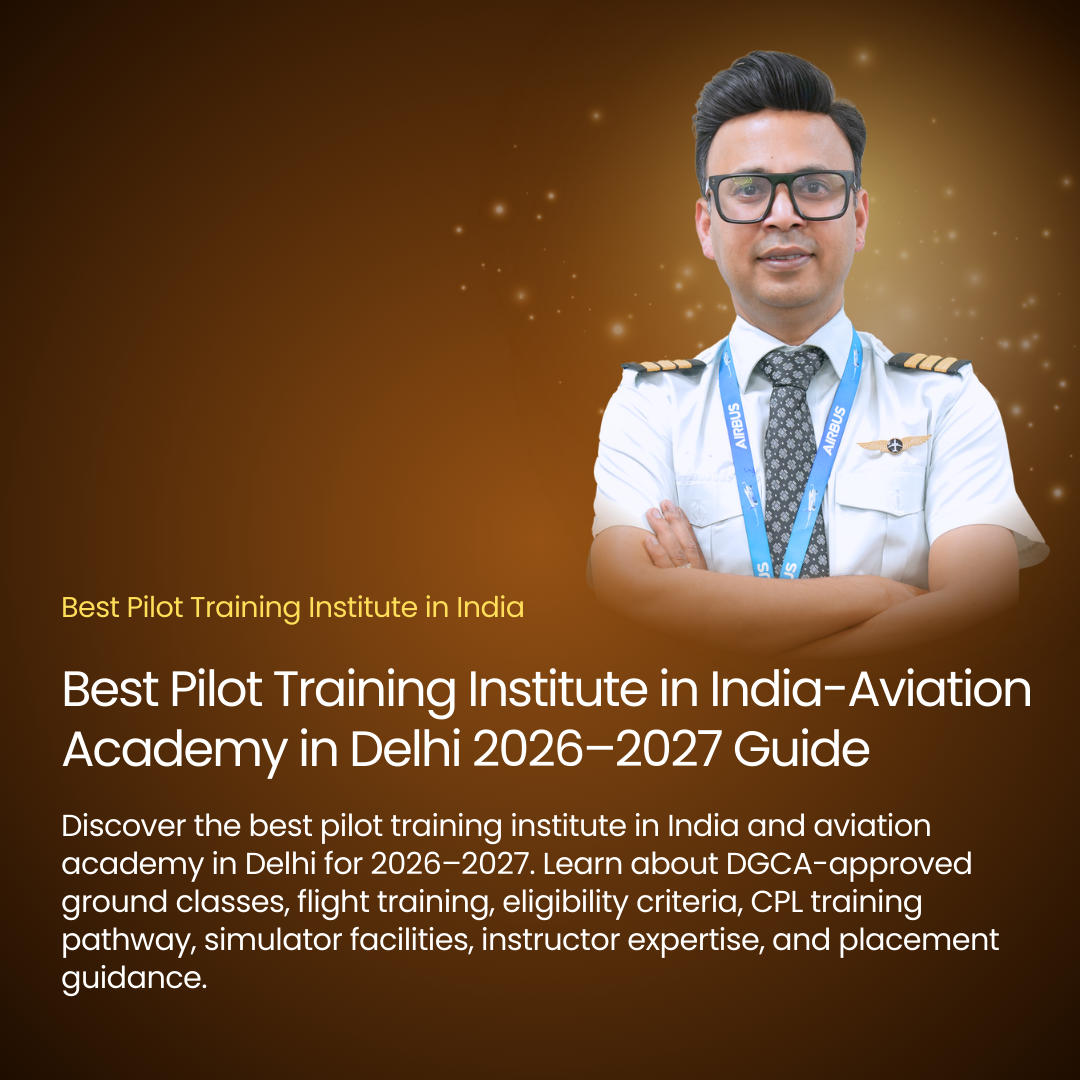Pilot Training Institute in India – Aviation Academy in Delhi 2026–2027 Guide